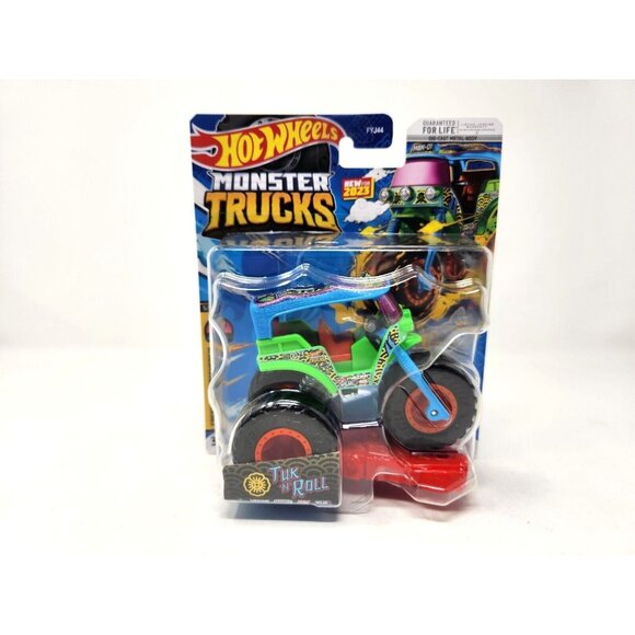 2023 Hot Wheels Monster Trucks Tuk 'N' Roll 1:64 Freestyle Wreckers 5/11 (H) - Picture 1 of 7